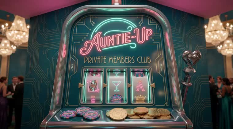 AUNTIE UP — Pulling the lever