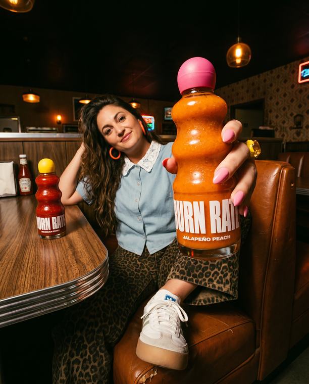 BURN RATE HOT SAUCE — Booth portrait