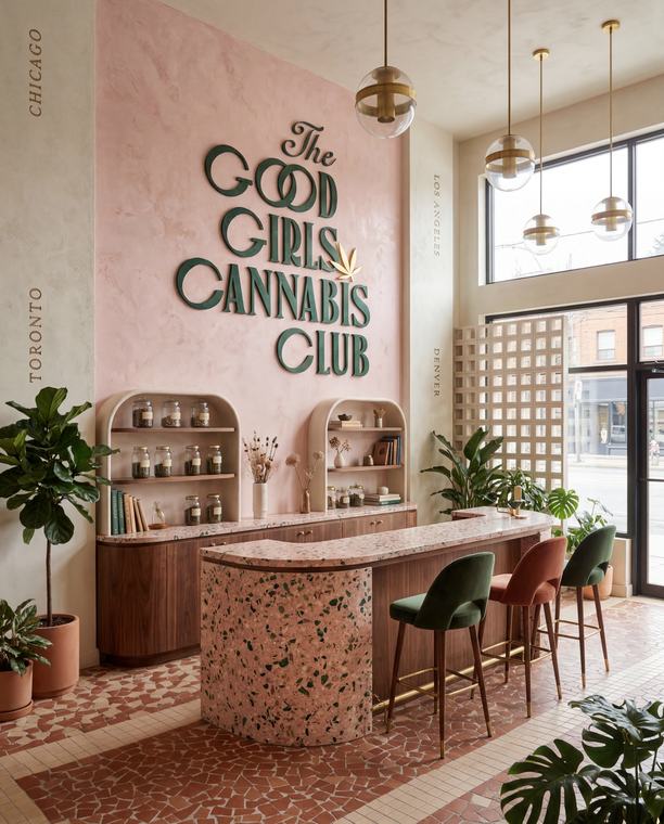 GOOD GIRLS CANNABIS CLUB — Dispensary entrance