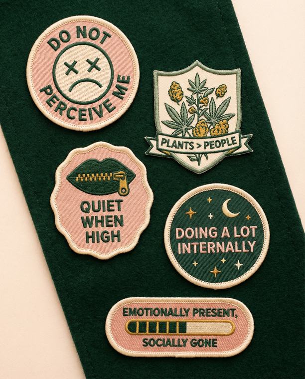 GOOD GIRLS CANNABIS CLUB — Merit badge patches