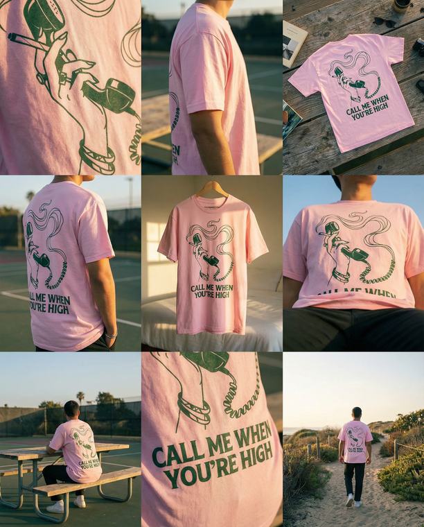 GOOD GIRLS CANNABIS CLUB — Merch lookbook grid